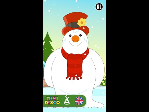 FROSTY THE SNOWMAN | Christmas Songs | Mini Disco #shorts