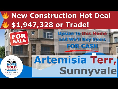 New Construction Home on Artemisia Terr, Sunnyvale