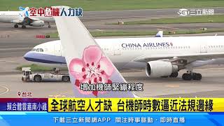 全球航空人才缺　台機師時數逼近法規邊緣｜三立新聞網 SETN.com