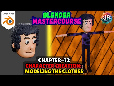 BLENDER MASTERCOURSE: Chapter-72: Character Creation: Modeling the Clothes