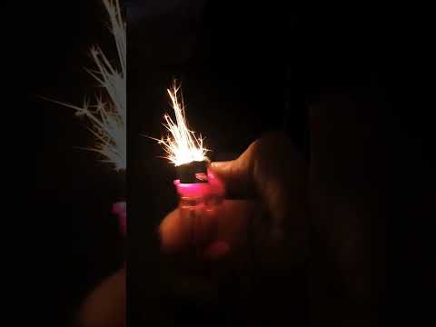 lighter Sparks #shorts #satisfying #viral