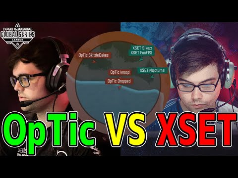 【強豪対決】1位通過候補のXSET！強豪OpTicと最終円3ｖ3にもつれ込む【Apex翻訳】【まとめぺくす】