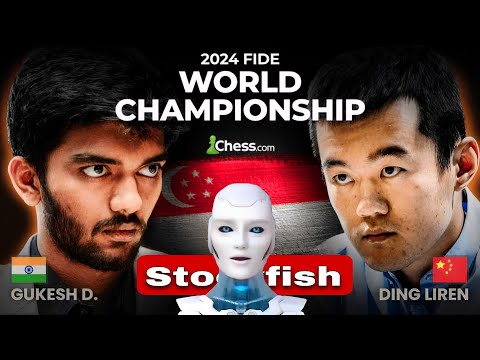 Stockfish ANALYSED THE WORLD CHESS CHAMPIONSHIP GAME: Ding Liren Vs Gukesh D | Fide Chess | AI