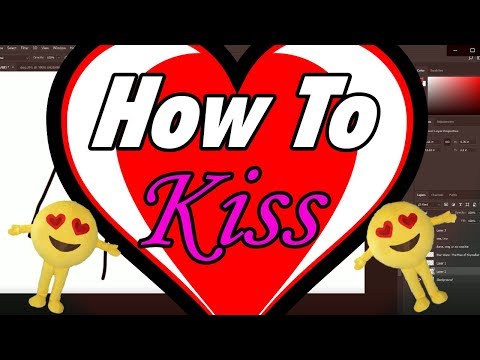 Teaching my Friend How to Kiss using Photoshop