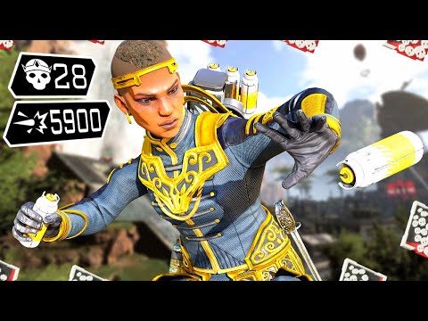 BANGALORE 28 KILLS AND 5900 DAMAGE (Apex Legends Gameplay)