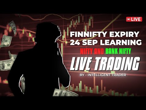 Live Trading Nifty 50 and Bank Nifty Option Trading || 24 Sep | Tuesday | Finnifty Expiry Special