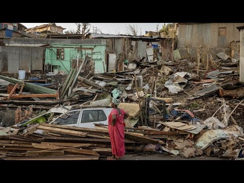 Cyclone Chido survivors in Mayotte desperate for food and water