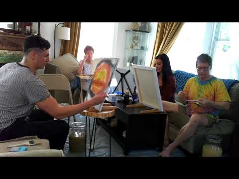 Bob Ross Mother's Day Painting Party (HIGHLIGHTS)