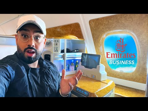 Flying Emirates A380 Business Class Experience from DUBAI