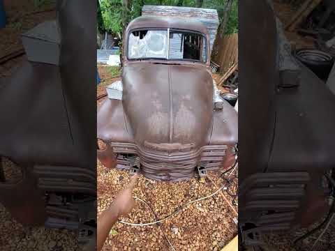 51 Chevy S10 Front Body Assembly.  #automobile #paneltruck #homemade #chevys10 #51chevy #ratrod