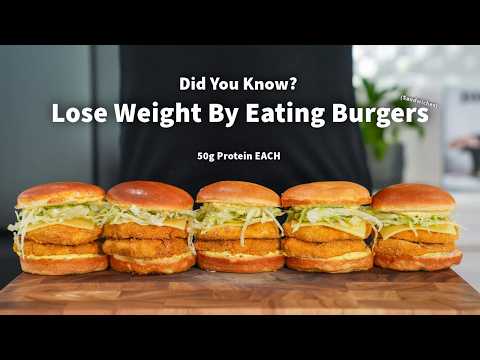 Eat Burgers and Still Lose Weight | Chicken Burger Meal Prep | High Protein