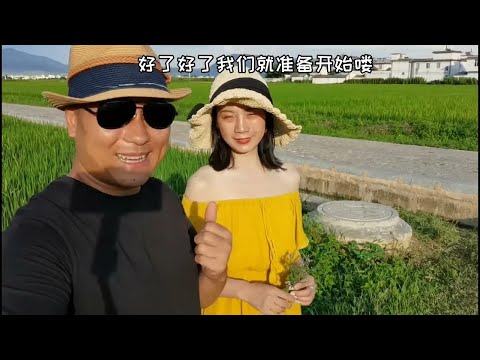 稻田里的美女人像拍摄详细教程！ #手机拍照技巧 #拍照