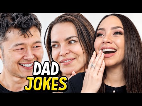 Dad Jokes | Don't Laugh Challenge | Ian vs Dana | Raise Your Spirits | Bunnymon Reacts