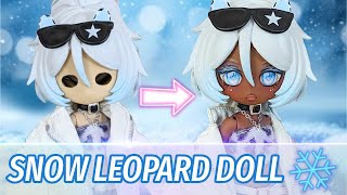 Black Snow Leopard BJD Makeover - Ten Thousand Escape Plans Doll