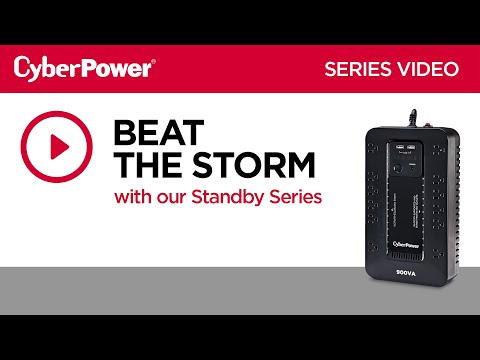 CyberPower Beat The Storm Standby Battery Backup Series Video