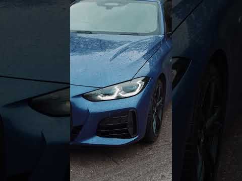 BMW M4’s rain-kissed silhouette