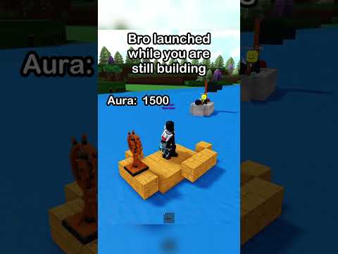 Roblox Build a Boat but with AURA #shorts #memes #aura