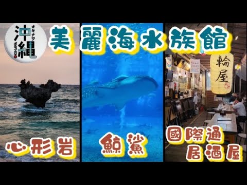 【沖繩海底奇幻之旅】探索美麗海水族館的神秘世界😍國際通大癲爆珠三文魚籽飯😎古宇利島心形岩🥳國際通居酒屋獨特魅力｜日本沖繩好去處｜粵語中字｜4K Eng CC