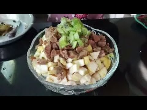 Creamy Fruit Chaat Recipe | Quick And Easy Special Fruit Chaat Recipe | Ramadan Special Fruit Chaat