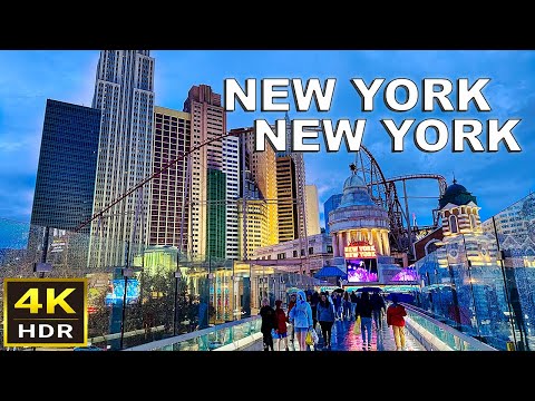 [4K HDR] New York New York Las Vegas Walking Tour | March 30, 2024 | Las Vegas Strip