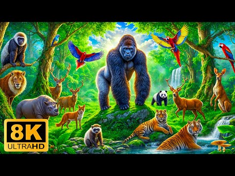 Unique Animal Kingdom 8K ULTRA HD 🐾 Relaxing Scenery Film With Soft Music