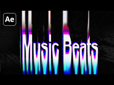 Create Music Beats Text Animation in After Effects 2024