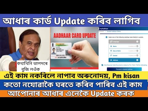 aadhar card update assam 2024 // Everyone needs to update their Aadhaar // aadhar card big update