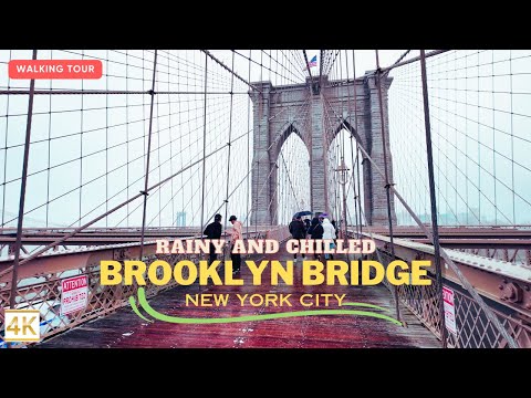 Rainy Day Adventure: Walking the Brooklyn Bridge in the Cold.