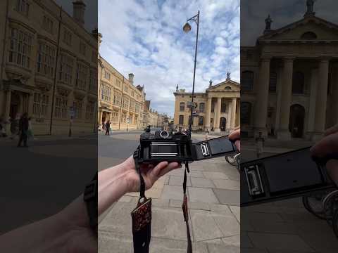 Shooting B&W Film In Oxford 🎞️ #expiredfilmclub #filmcamera #photographer #fyp #shorts #35mmfilm