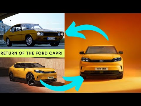 ✅️ The Legendary Ford Capri Returns ! #fordcapriev #2024fordcapri #firsttimewatching #review