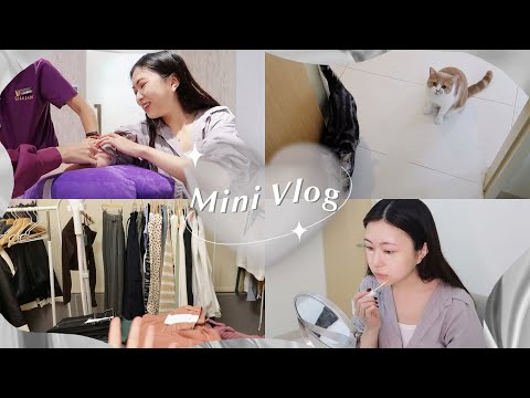 Mini Vlog✨GRWM 我租工作室了！又要做醫美？！韓國網拍包貨日常～從狗派變成貓奴🐱【Angel蓁蓁 】