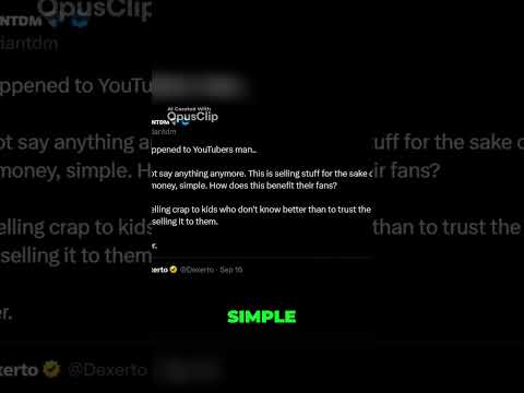 DanTDM Calls Out YouTuber's Selling Problem