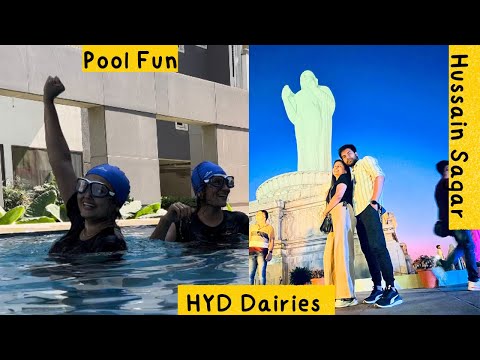 Pool Fun | Hussain Sagar Hydrabad Vlog | Full day Masti