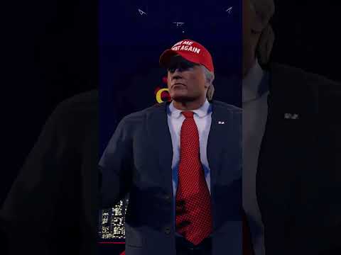 Donald Trump enters the ring in #WWE2K24