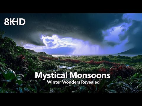 Mystical Monsoons: 8K HDRWinter Wonders Revealed |#WinterMonsoon #8KNature #RareWeather