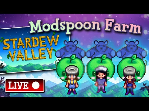 Stardew Valley Co-Op with the Mod Squad!🐮🐔🌼 Let's Play Stardew Valley