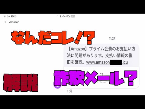 【注意喚起‼】 ショッピングサイトに似せた詐欺メール 解説 【アレッサ】