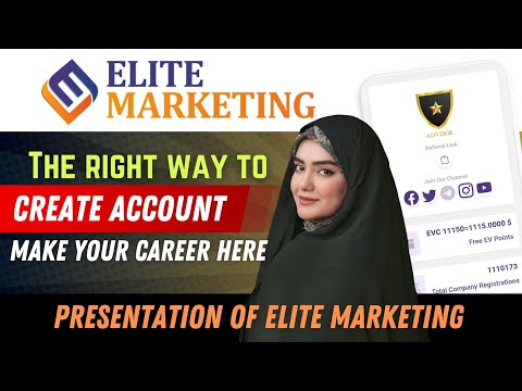 The Right Way To Create Account in Elite Marketing | Elite Venture Transaction Password |