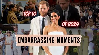 Meghan Markle and Prince Harry's TOP 10 Most Embarrassing Moments of 2024