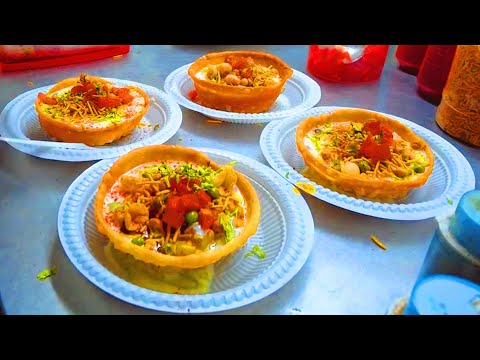 WOW!! Decorate Evening Bati Chaat Making & Selling  | Bangladeshi Street Food