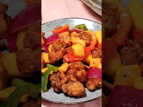 芒果咕嚕肉 Sweet and Sour Pork with Mango  #cooking #healthycooking #food #料理 #316ti