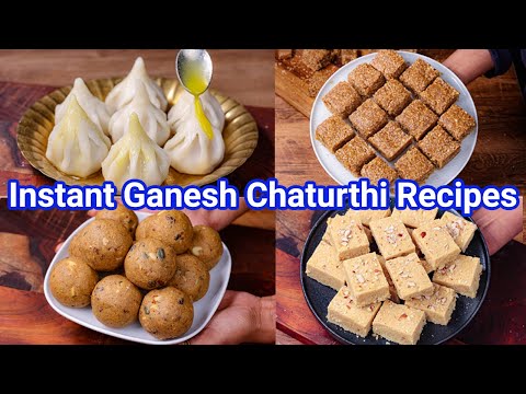 Instant Ganesh Chaturthi Recipes - Ganapathi Festival Recipes | Ganesh Chauthi Prasadam Recipes