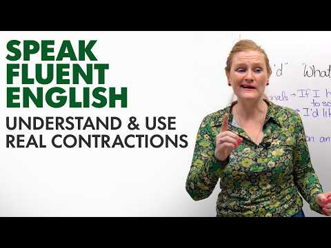 FLUENT ENGLISH: Understand & Use Contractions like a Native Speaker