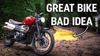 I nearly drowned it: 2025 Triumph Scrambler 1200X tested off road and on road