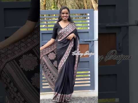 Best option for saree lovers🖤#youtube #thankgod #fashiontrends #trending