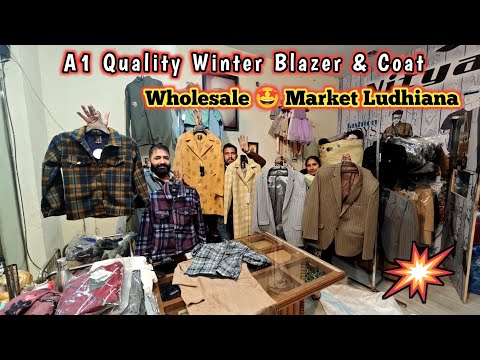 Premium Big size🤩 Winter Blazer & Coat Wholesale Market Ludhiana / Ludhiana Wholesale Market 💯