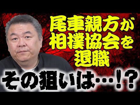 【ついに！？】尾車親方（琴風）が相撲協会を退職！その狙いは！？