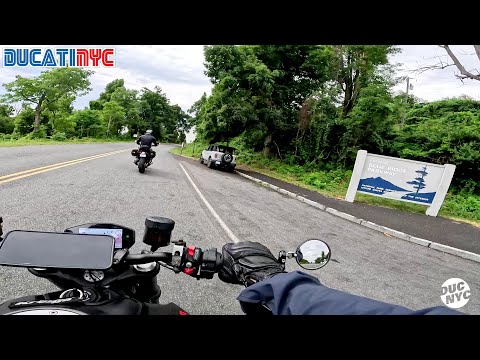 start of Blue Ridge Parkway from the EAST SIDE - day 2 part 1 NY to ALABAMA Barber Museum Ride v2109