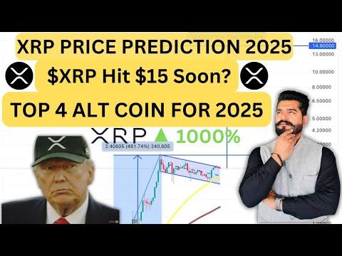 XRP Price Prediction 2025 In Hindi | Will $XRP Hit $15 Soon? | Top 4 Altcoins for 2025 Bull Run