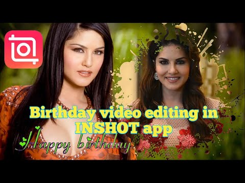 Birthday video editing in Inshot app / green screen video editing in kannada 2021